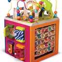 B. toys  Wooden Activity Cube  Activity Center  Educational Toy  Wooden Toys For Toddlers, Kids  1 Year +  Zany Zoo