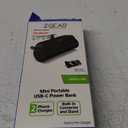 Mini Portable USB-C Power Bank 2 Phone Charges 5000 mAh
