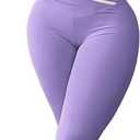 Elainone 2 Piece Workout Sets for Women Tank Top Flared Legging (Purple, S)