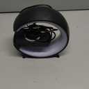 Mini Wireless Speaker with Bluetooth Lamp, Atmosphere Lamp, Wireless Charging, Alarm Clock,Smart LED Table Lamp, Night Light, Birthday Gifts for Girls Boys Party Aged 4-12 (Black)