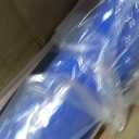 Floor Protection Film, 24 inch x 200' roll, Made in USA, Blue Self Adhesive Floor Protector for Moving and Construction, Temporary Covering for Protection of Hardwood, Tile, Other Hard Surfaces