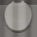 Round Toilet Seat with Toddler Seat  PP Quick Release Potty Training Toilet Seat Cover, White 2-in-1 Design for Children & Adult Toilets