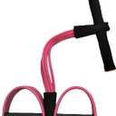 Upgraded Durable 6-Tube Pedal Resistance Strap with Handle, Natural Rubber Fitness Resistance Strap, Multifunctional Fitness Strap, Suitable for Abdominal, Waist, arm, and Leg Shaping Training