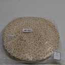 SARO LIFESTYLE 3168.N16R Finley Collection Woven Design Jute Placemats (Set of 4) 16" Natural