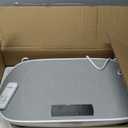 MERACH Vibration Plate Exercise Machine, Curved Vibration Plate for Lymphatic Drainage Weight Loss, Vibrating Plate with Real-Time Calorie Tracking on LED Display, Workout Equipment for Home Women Men (Grey)