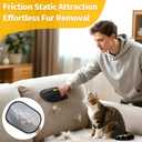 Pet Hair Remover, electrostatic pet Hair Removal Gloves, cat and Dog pet Hair Removal Tools, Suitable for Bed Sheets, Blankets, Clothes, Sofas, Multi-Functional Beauty Gloves -2 Piece