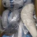 Colorful Lighting Baby Balance Bike Toys for 1 Year Old Boy Girl Gifts, 10-36 Month Toddler Balance Bike, No Pedal 4 Silence Wheels & Soft Seat First Riding on Toys, 1st Birthday Gifts (Blue)