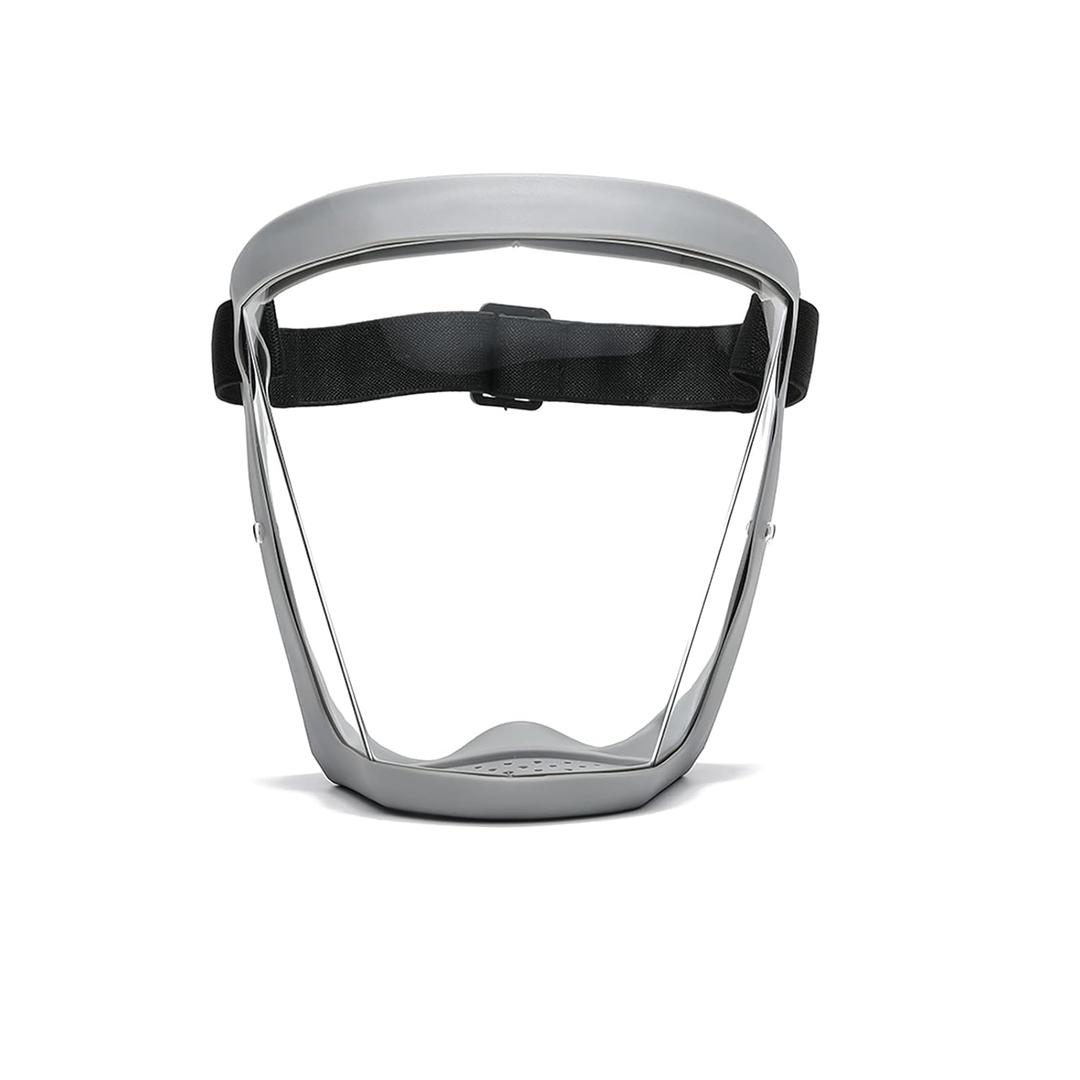 Super Protective Face Shield,Anti Fog Mask,Adult Clear Face Shield,Plastic Face MaskGrey