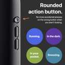 TineeOwl for iPhone 16 Pro Max Magnetic Case, Camera Control Button, Compatible with MagSafe, TPU, Minimalist, Slim/Thin, Grippy - Dune Series (Almost Black, iPhone 16 Pro Max)