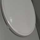 Elongated(Oval) Toilet Seat, Quick-Attach Hardware Metal Hinges, Heavy Duty, Slow Soft and Quiet Close, Durable and Sturdy, Easy to clean, Fits Elongated(Oblong) Toilets, White(18.5)