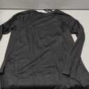 Newchoice Tunic Tops for Leggings for Women Long Sleeve Crewneck Loose Soft Basic Tees (S, Black)