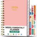 Ymumuda Academic Planner 2026, Daily Weekly and Monthly Calendar Planner (Jan. 2026-Dec. 2026),8.4"6.3", Hardcover Notebook Teacher Supplies, Premium Thick Paper, Planners for School Work Office