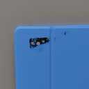 ToaPoia Case for iPad 9th Generation 2021/iPad 8th Generation 2020 10.2 Inch with Pencil Holder, iPad 7th Gen 2019 with Clear Transparent Back, Auto Wake/Sleep Cover (Ocean Blue)