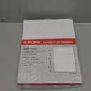 TOPS Laser Cut Sheet Paper, Perforated Every 3 2/3 Inches , 8.5 x 11 Inches, 20 Pound, 500 Sheets, White, (5030)