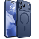 TORRAS Strong Magnetic & Seamless Stand for iPhone 17 Pro Case, Fit for MagSafe, Militray Grade Protection, Camera Control, Built-in Kickstand Slim Case for iPhone 17 Pro Cover, Anti-Yellowing Clear