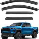 Tape-On Rain Guards for Chevy Colorado/GMC Canyon 2023 2024 2025, Window Visors Side Window Deflectors Compatible with Chevrolet Colorado/GMC Canyon Accessories (4pcs)