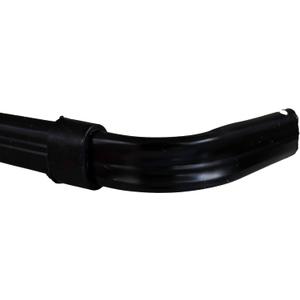 Yafa Home Fashion Heavy Duty Single Standard Adjustable Curtain Rod Hardware Included (Black, 28"-48")