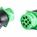 16pin OBD2 Male to 9pin J1939 Adapter for Truck Freightliner Code Reader ELD Tracker (1)