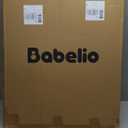 Babelio Baby Gate for Doorways and Stairs, 26-40" Auto Close Dog Gate, PressGuard C5, Easy-Install Pressure Mounted Satey Door, No Drilling Safety Gate for Child and Pets, Black