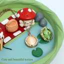 Cute Small Mushroom Frog Jewelry Dish - Unique Trinket Tray & Ring Holder for Girls' Rooms - Aesthetic Home Decor Bowl - Gift for Daughters & Friends - Ideal for Rings & Small Accessories