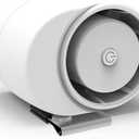 USB Rechargeable Portable Cooling Device, 2025 Upgrade Silent Mini Bladeless Cooler, Adjustable 3-Speed Clip-on Design for Shirt, Waist, Outdoor Travel & Office (White)