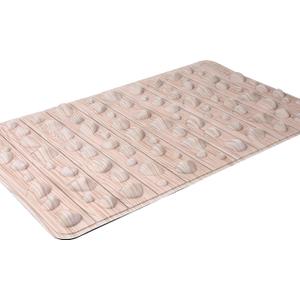 Smartrang High Elasticity Acupressure Mat, Foldable Particle Foot Massager, Pressure Point Pad for Relieve Foot Pain, Fasciitis (19.7in*12.2in, Khaki)