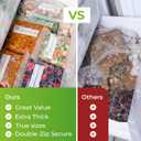 Baggies Variety Size Pack 350 Count Food Storage Variety Pack with 50 Gallon Freezer Bags, 50 Quart Freezer Bags, 100 Sandwich Bags & 150 Snack Bags Heavy Duty Resealable Freezer Storage Bags