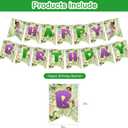 Princess Party Decorations,Princess Tiana Birthday Party Supplies Includes Banner- Cake Topper - 24 Cupcake Toppers - 18 Balloons