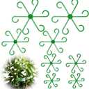 3 x 8pcs Plant Stem Support, Plant Support for Indoor Plants, 4 Sizes Climbing Houseplant Stem Holders, Reusable Plant Stabilizer, Indoor Plants Accessories