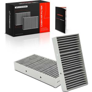 A-Premium 2-PC Cabin Air Filter with Activated Carbon Compatible with Mercedes-Benz GLE300d, GLE350, GLE550, GL350, GL450, GL550, GL63 AMG, GLS63 AMG, GLS350d, GLS450, GLS550, ML250, ML350, ML400