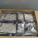 6 Pack 9FT String Light Poles for Outdoor,Metal Lights Hanging Pole Outside with Fork,Light Stand for Patio, Pergola, Garden, Backyard, Yard, Camping Party