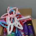 260 PCS Glow in the Dark Party Supplies, New Year Party Favors - 20 Foam Glow Sticks, LED Glasses, Bunny Ear Headbands and 200 Glow Sticks for Kids or Adults