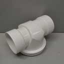 Jones Stephens B04400 4 PVC BACKWATER Valve - White