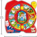Fisher-Price Little People Toddler Toy See ‘n Say The Farmer Says, Learning Game with Music & Sounds for Kids Ages 18+ Months 