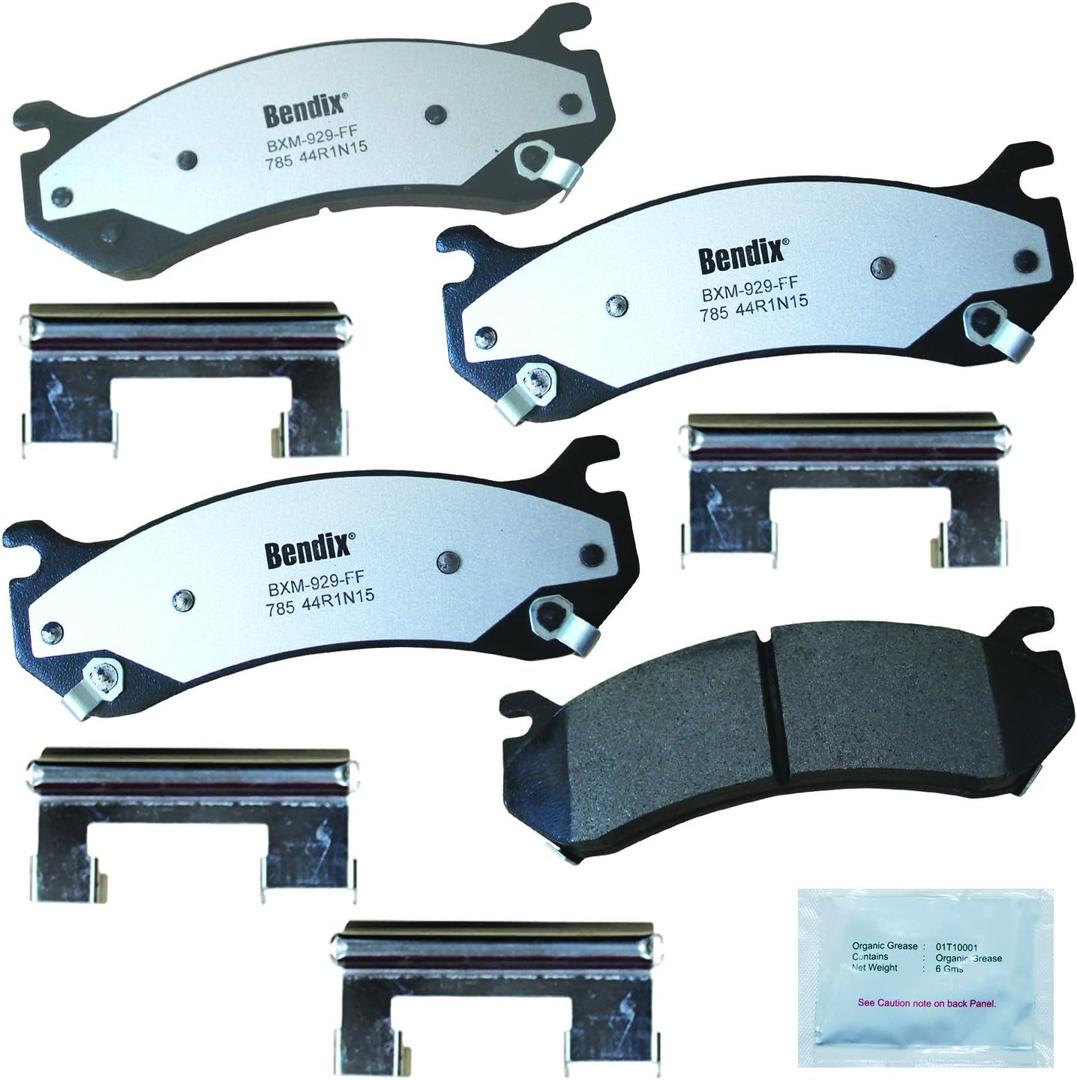 Bendix Fleet Metlok MKD785FM Brake Pads for Escalade,ESV,EXT,Astro,Avalanche,Express,Silverado,Classic,Silverado,HD,Sonora,Suburban,Tahoe,Safari,Savana,Sierra,HD,Yukon,XL,1500,2500,Hummer H2