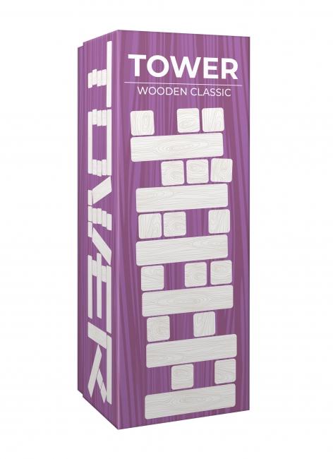Team Tower Wood Block Game
