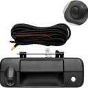 Gledewen Backup Camera Tailgate Handle, Compatible with Toyota Tundra 2007-2013, with Key-Hole, with 170Rear Viewing Angle, Waterproof, Rear View Camera, Back up Camera, Reverse Camera (Black)