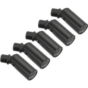 PATIKIL Sloped Ceiling Light Adapter, 5 Pack 180 Degree M10 Thread Chandeliers Ceiling Pendant Lighting Adapter for Angle or Irregular Ceiling, Black