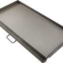 Hisencn 2 Burner Griddle for Camp Chef Stove, Flat Top Griddle for Gas Grills, Portable Griddle with Oil Drip Port, Camping Griddle for Camp Chef 14" Cooking Systems, Outdoor Cooking Equipment, 14x32