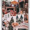 Aesthetic Christmas Collage Case for iPhone 14 Pro Max, Trendy Winter Case for Women & Men, TPU Bumper Protective Cover