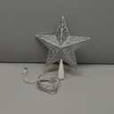 Brizled Smart Christmas Star Tree Topper, 9" 11 LED 200+ Dynamic Modes RGB 3D Star Treetop Bluetooth App Control, Color Changing USB Christmas Tree Topper, Music Sync Tree Top Star for Xmas Holiday