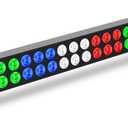 LED Stage Wash Light Bar - Artlumux 120W 4IN1 RGBW Wall Washer DJ Light Bar with DMX Control,Sound Activated,Auto Play, Master Slave Uplights for Events Party Church Wedding Stage Lighting