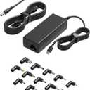SLRIOYS 100W USB C Universal Laptop Charger with 15 Tips Compatible with Hp Dell Lenovo Acer Asus Toshiba Samsung MacBook IBM LG Fujitsu MSI IBM Google Chromebook Tablets Power Adapter Cord