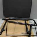 Max TV Tray Table, Allpop Adjustable Large TV Tray for Eating, Folding Dinner Laptop Table on Couch & Bed with 6 Heights & 3 Tilt Angles, Black