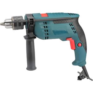 1/2" Corded Impact Hammer Drill - 9 AMP 1050W DIY Power Tool, 0-3000 RPM & 0-4500 BPM for Concrete, Brick, Masonry - Keyed Chuck with Side Handle