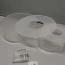 2 Pcs Acrylic Cake Display Stand 8'' 12'' Round 2Tier Clear Cylinder Cake Box for Wedding Birthday Party Decor (8 /12 Inch)