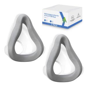 2-Pack Replacement Cushion for AirTouch F20, Memory Foam Cushion Compatible with Original F20 Frame, Reliable Seal & Perfect Fit, Covers Nose and Mouth, Large