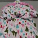 Hudson Baby unisex-baby Long-sleeve Fleece Sleeping Bag (12-18 Months, Sparkle Trees)
