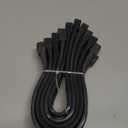 15" Rubber Bungee Cords with Hooks, Heavy Duty EPDM Bungee Cord with 150% Max Stretch, Heavy Duty Bungee Straps for Securing Tarps, Canvases, Cargo, Motorcycle, Weatherproof, Pack of 10