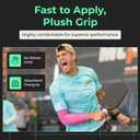 ADV Felttac Pickleball Grip Tape - Soft, Very Durable, Sweat Absorbing Pickleball Overgrip Tape - Dry & Comfortable Pickleball Paddle Grip Tape - Easy to Use & Easy to Install (12-Pack White)